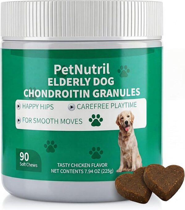 713iOPX+sNL._AC_SX679_ Dog Hip and Joint Supplement, Glucosamine Chondroitin Chews with Green Lipped Mussel Omega 3 Collagen Support Joint Flexibility Pain Relief, Joint Supplements for Small Large Breeds Dogs, 90 Count