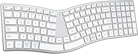 717iL3m8nLL._AC_SX450_ Wireless Ergonomic Keyboard, S-Curve Design Split Keyboard, 2.4G USB-A & Dual Bluetooth Keyboards, Slim Low-Profile Keys, Type-C Rechargeable, Full-Size Layout for Windows/Mac/PC/Laptop