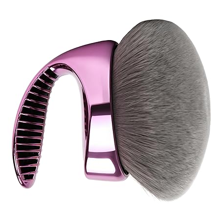 71S8wsG19iL._SY450_ Body Makeup Brush, Blend and Blur Large Kabuki Brush for Body, 4.5 in Extra Large Wide Headed Kabuki Brushes for Self Tanner, Leg Make Up Blending Applicator Provides Effortless Pretty Finish, Purple