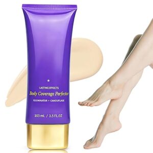 71j1vn4Fe2L._SY450_ Body Coverage Perfector Waterproof, Tattoo Cover Up Leg Body No Transfer, Scar Cover up, Tattoo Concealer Skin Full Coverage Long Lasting, Wedding, Party, Meeting, Interview 3.5oz, Light Radiance