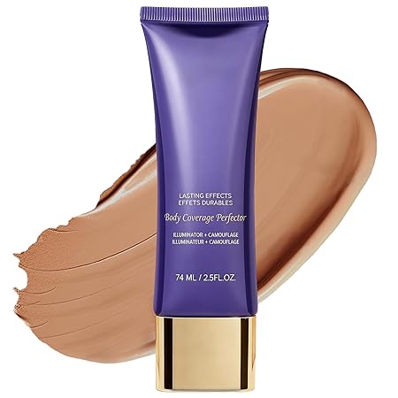 71sncDUUB7L._SY450_ Tattoo Cover Up Makeup Waterproof, Body Coverage Perfector Tattoos Scars Blemishes Spots with 24Hr Long Lasting, Full Coverage Sweatproof Transfer Resistant Concealer for Face Body 2.5 oz, 03 Tan Deep