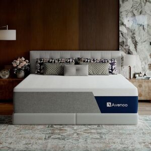 81lfz+6rP+L._AC_SX569_ King Size Mattress 14 Inch, Luxury Green Tea Gel Memory Foam Mattress King for Breathable Cool Rest, Tri-Layer Support Medium Firm Mattresses in a Box for Contouring Comfort & Pressure Relief